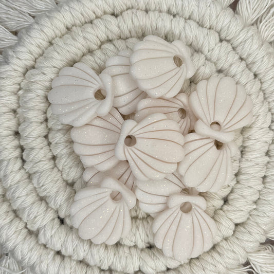 Pampilles        
CORAL - Blanc pailleté mat x2